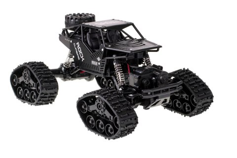 Samochód RC Rock Crawler 4x4 LHC012 auto 2w1 czarny Samochód RC Rock Crawler 4x4 LHC012 auto 2w1 czarny