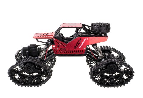 Samochód RC Rock Crawler 4x4 LHC012 auto 2w1 czerwony Samochód RC Rock Crawler 4x4 LHC012 auto 2w1 czerwony