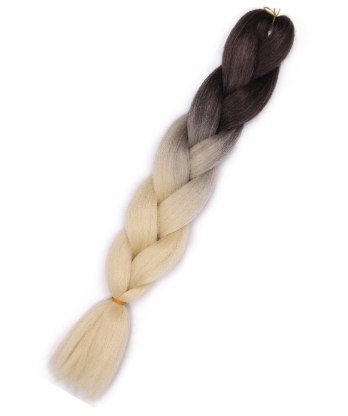 Włosy syntetyczne tęczowe ombre brąz-blond Włosy syntetyczne tęczowe ombre brąz-blond