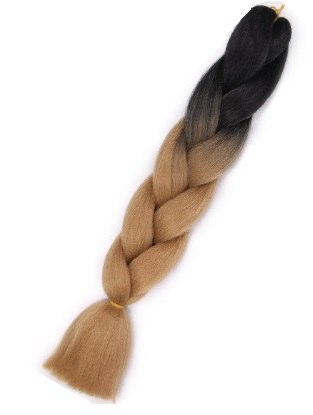 Włosy syntetyczne tęczowe ombre brąz-blond Włosy syntetyczne tęczowe ombre brąz-blond