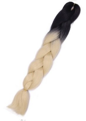 Włosy syntetyczne tęczowe ombre brąz-blond Włosy syntetyczne tęczowe ombre brąz-blond