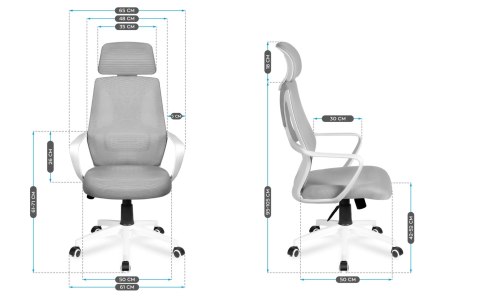 Fotel biurowy MA-Manager 2.8 grey Fotel biurowy MA-Manager 2.8 grey