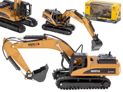 Koparka ładowarka z łyżką na gąsienicach model z metalu Die-Cast H-toys 1710 1:50 Koparka ładowarka z łyżką na gąsienicach model z metalu Die-Cast H-toys 1710 1:50