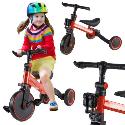 Rowerek Trike Fix Mini biegowy trójkołowy 3w1 z pedałami czerwony Rowerek Trike Fix Mini biegowy trójkołowy 3w1 z pedałami czerwony