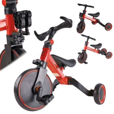 Rowerek Trike Fix Mini biegowy trójkołowy 3w1 z pedałami czerwony Rowerek Trike Fix Mini biegowy trójkołowy 3w1 z pedałami czerwony