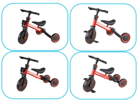 Rowerek Trike Fix Mini biegowy trójkołowy 3w1 z pedałami czerwony Rowerek Trike Fix Mini biegowy trójkołowy 3w1 z pedałami czerwony