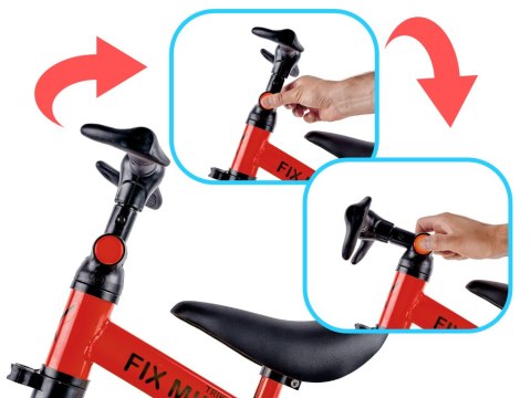 Rowerek Trike Fix Mini biegowy trójkołowy 3w1 z pedałami czerwony Rowerek Trike Fix Mini biegowy trójkołowy 3w1 z pedałami czerwony