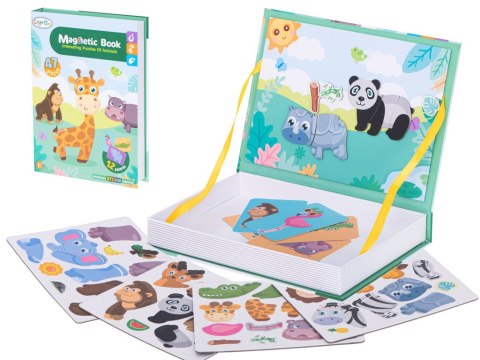 Układanka puzzle magnetyczne zwierzęta safari 47el. Układanka puzzle magnetyczne zwierzęta safari 47el.