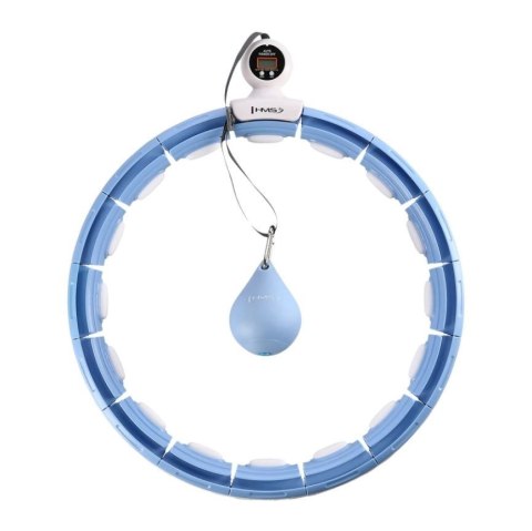 Hula Hop HMS HHM15 z magnesem i obciążeniem niebieski + licznik Hula Hop HMS HHM15 z magnesem i obciążeniem niebieski + licznik