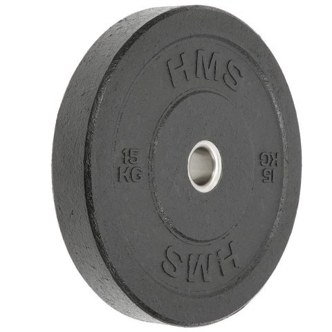 Talerz olimpijski Bumper 15 kg Czarny HMS CHTBR15 Talerz olimpijski Bumper 15 kg Czarny HMS CHTBR15