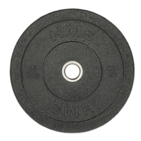 Talerz olimpijski Bumper 15 kg Czarny HMS CHTBR15 Talerz olimpijski Bumper 15 kg Czarny HMS CHTBR15