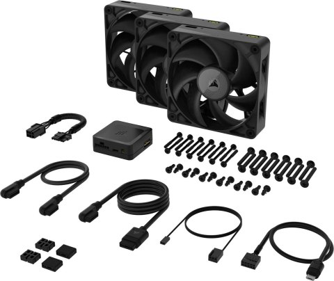 Zestaw 3 wentylatorów CORSAIR LĂĽfter 120*120*25 iCUE Link RX120 MAX Triple Kit Zestaw 3 wentylatorów CORSAIR LĂĽfter 120*120*25 iCUE Link RX120 MAX Triple Kit