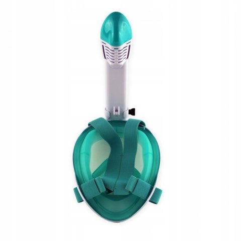 Maska do Nurkowania Snorkelingu MASTER Pełnotwarzowa S-M White
