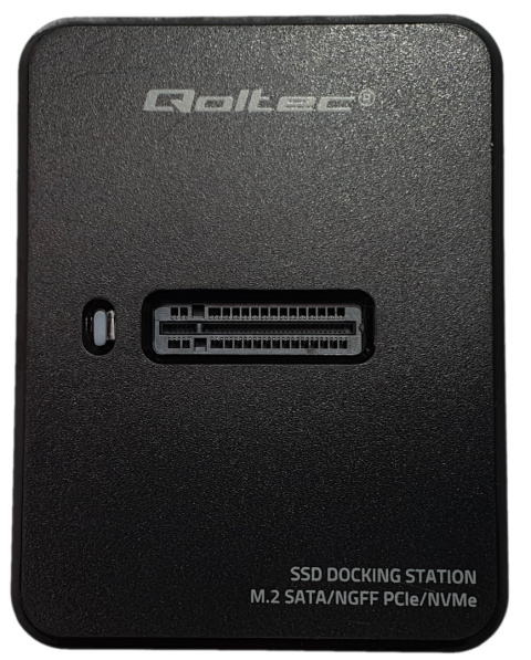 Stacja dokująca Qoltec dysków SSD M.2 SATA/PCIe | NGFF/NVMe | USB 3.1