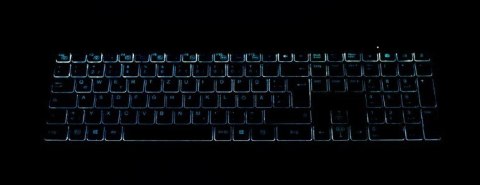 GEMBIRD ECLIPSE BEZPRZEWODOWY ZESTAW KLAWIATURY I MYSZKI Z PODŚWIETLENIEM PRO BUSINESS SLIM, UKŁAD US, CZARNY