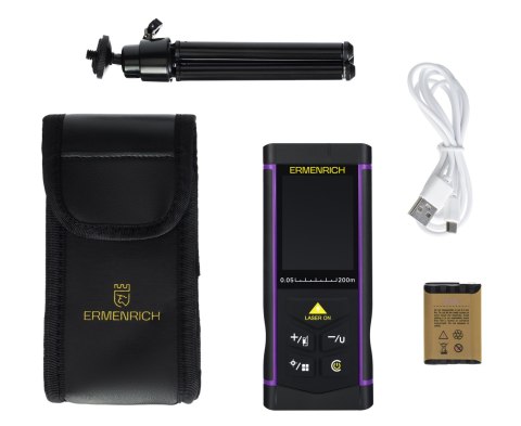 Miernik laserowy Ermenrich PRO LR200, z kamerą