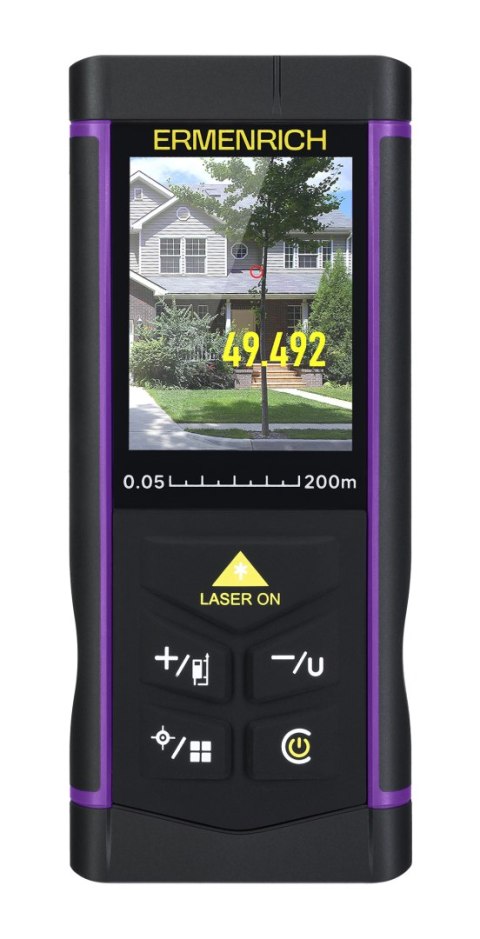 Miernik laserowy Ermenrich PRO LR200, z kamerą