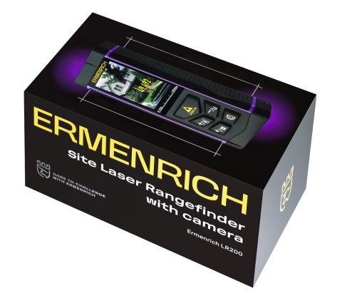 Miernik laserowy Ermenrich PRO LR200, z kamerą