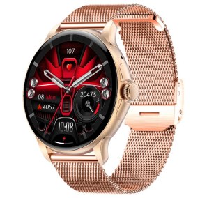 Smartwatch Damski Rubicon RNCF35 ROSE GOLD Bransoleta + Pasek Pink