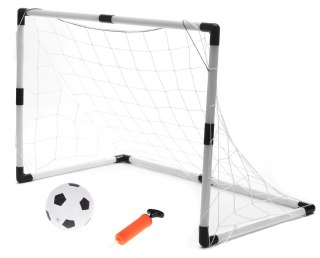 Bramki piłkarskie dla dzieci 2w1 (2szt-62x42x28cm/1szt-120x80x52cm) + piłka + pompka