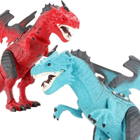 Dinozaur RC Smok sterowany - chodzi ryczy zionie parą 41 cm Dinozaur RC Smok sterowany - chodzi ryczy zionie parą 41 cm