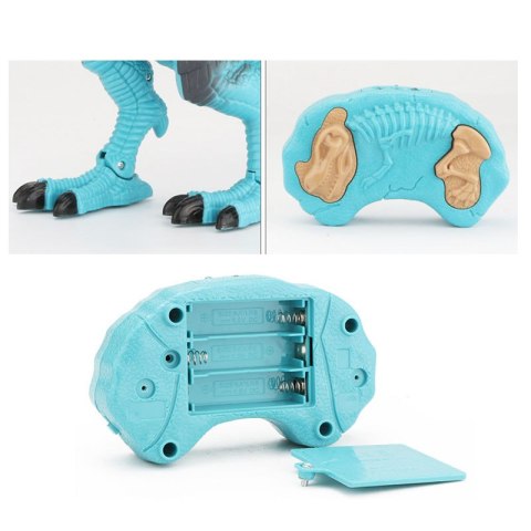 Dinozaur RC Smok sterowany - chodzi ryczy zionie parą 41 cm Dinozaur RC Smok sterowany - chodzi ryczy zionie parą 41 cm