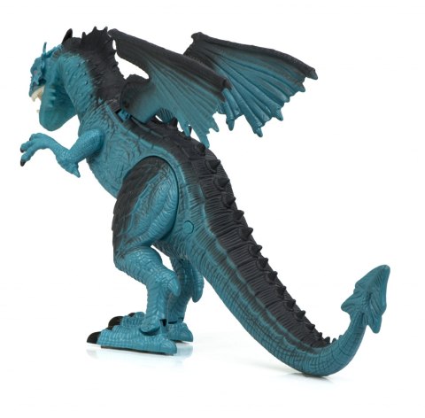 Dinozaur RC Smok sterowany - chodzi ryczy zionie parą 41 cm Dinozaur RC Smok sterowany - chodzi ryczy zionie parą 41 cm