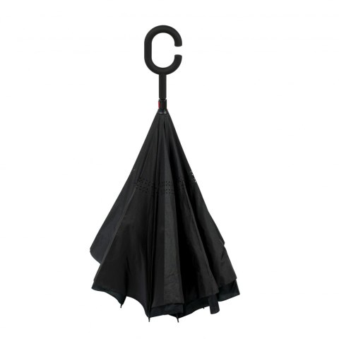 Parasol odwrotnie otwierany składany czarny Parasol odwrotnie otwierany składany czarny