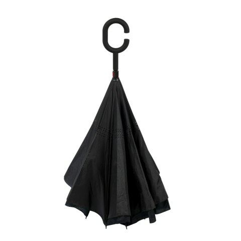 Parasol odwrotnie otwierany składany czarny Parasol odwrotnie otwierany składany czarny