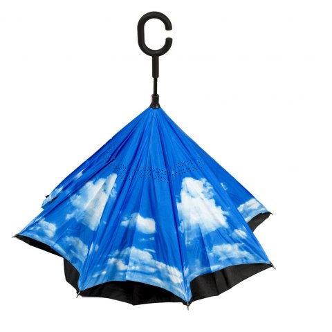 Parasol odwrotnie otwierany składany niebo Parasol odwrotnie otwierany składany niebo