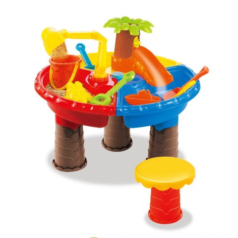 Stolik wodny piaskownica Palma 35x45cm stołek 22el Stolik wodny piaskownica Palma 35x45cm stołek 22el