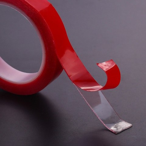 Taśma akrylowa dwustronna montażowa transparentna mocna 25mmx3m Taśma akrylowa dwustronna montażowa transparentna mocna 25mmx3m