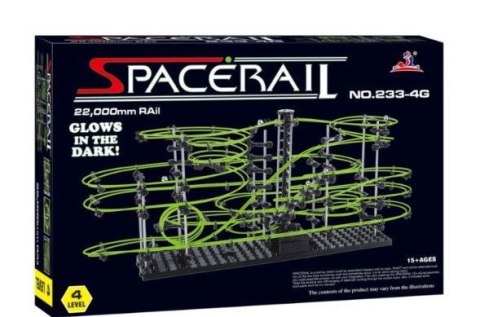 Tor kulkowy Spacerail glow świecące w ciemności level 4 72cm x 34cm x 36cm Tor kulkowy Spacerail glow świecące w ciemności level 4 72cm x 34cm x 36cm