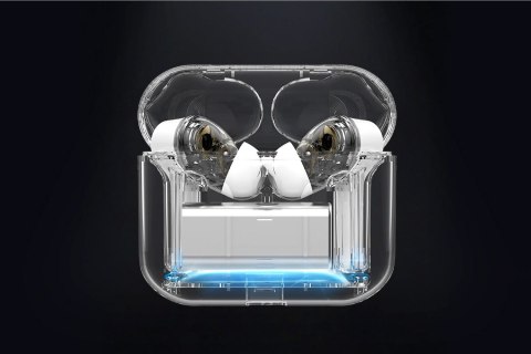 Kruger & Matz Dual Driver M4 PRO Słuchawki douszne TWS stereo Bluetooth białe Kruger & Matz Dual Driver M4 PRO Słuchawki douszne TWS stereo Bluetooth białe