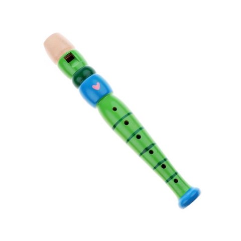 Flet drewniany instrument szkolny kolorowy Flet drewniany instrument szkolny kolorowy