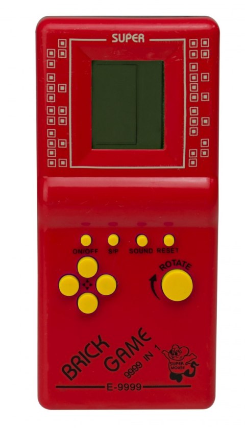 Gra Gierka Elektroniczna Tetris 9999in1 czerwona Gra Gierka Elektroniczna Tetris 9999in1 czerwona
