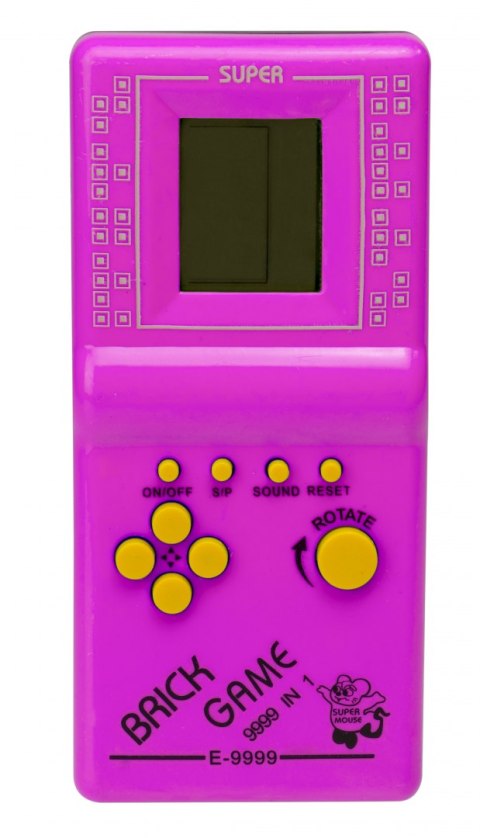Gra Gierka Elektroniczna Tetris 9999in1 różowa Gra Gierka Elektroniczna Tetris 9999in1 różowa