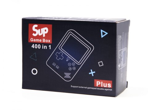 Konsola przenośna Game Box 400 gier czarna