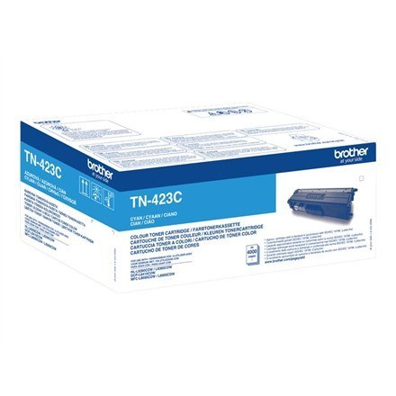 Toner Brother niebieski TN423C=TN-423C, 4000 str. Toner Brother niebieski TN423C=TN-423C, 4000 str.