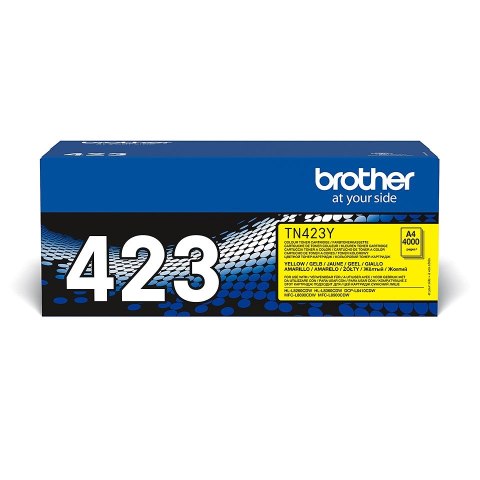 Toner Brother żółty TN423Y=TN-423Y, 4000 str. Toner Brother żółty TN423Y=TN-423Y, 4000 str.