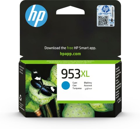 Tusz HP niebieski HP 953XL, HP953XL=F6U16AE, 1600 str.,20 ml. Tusz HP niebieski HP 953XL, HP953XL=F6U16AE, 1600 str.,20 ml.