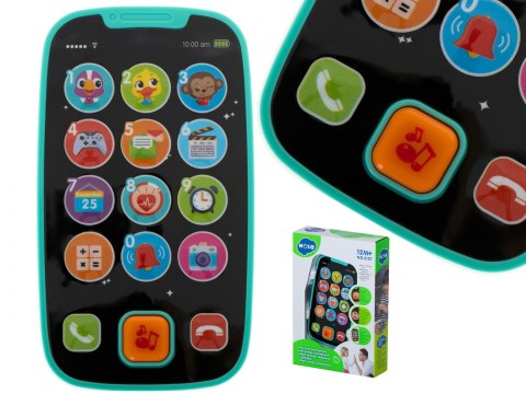 Telefon edukacyjny smartfon dla dzieci HOLA niebieski Telefon edukacyjny smartfon dla dzieci HOLA niebieski