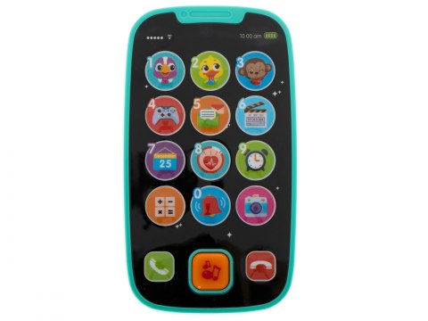 Telefon edukacyjny smartfon dla dzieci HOLA niebieski Telefon edukacyjny smartfon dla dzieci HOLA niebieski