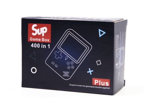 Konsola przenośna Game Box 400 gier żółta Konsola przenośna Game Box 400 gier żółta