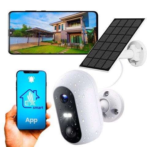 Extralink Smart Life SolarEye | Kamera zewnętrzna z panelem solarnym | bezprzewodowa, Full HD 1080p, Wi-Fi, akumulator 5200mAh, Extralink Smart Life SolarEye | Kamera zewnętrzna z panelem solarnym | bezprzewodowa, Full HD 1080p, Wi-Fi, akumulator 5200mAh,