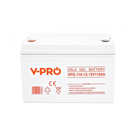 VOLT POLSKA AKUMULATOR GEL VPRO SOLAR 12V 110Ah VOLT POLSKA AKUMULATOR GEL VPRO SOLAR 12V 110Ah