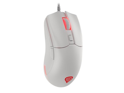 Mysz dla graczy Genesis Krypton 750 lekka 8000 DPI PAW3333 RGB Biała gamingowa Mysz dla graczy Genesis Krypton 750 lekka 8000 DPI PAW3333 RGB Biała gamingowa