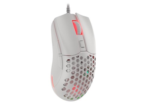 Mysz dla graczy Genesis Krypton 750 lekka 8000 DPI PAW3333 RGB Biała gamingowa Mysz dla graczy Genesis Krypton 750 lekka 8000 DPI PAW3333 RGB Biała gamingowa