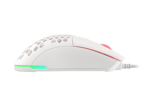 Mysz dla graczy Genesis Krypton 750 lekka 8000 DPI PAW3333 RGB Biała gamingowa Mysz dla graczy Genesis Krypton 750 lekka 8000 DPI PAW3333 RGB Biała gamingowa