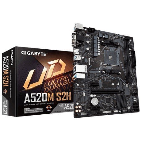 Płyta główna GIGABYTE A520M S2H rev. 1.0 Socket AM4 microATX Płyta główna GIGABYTE A520M S2H rev. 1.0 Socket AM4 microATX